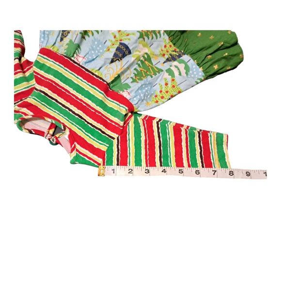 RicRac & Ruffles Kids Dress #F7-9500 Holiday Size 3-6M Girl Red & Green Trees - Picture 13 of 14